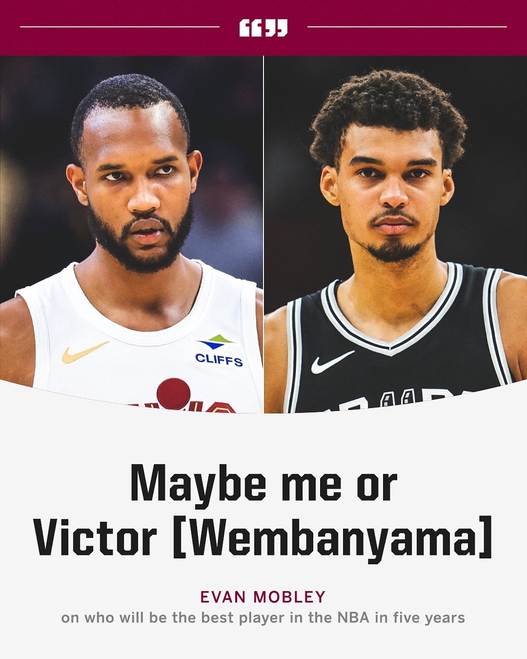  未來5年NBA最好的球員會是誰？莫布里：可能是我或者文班亞馬