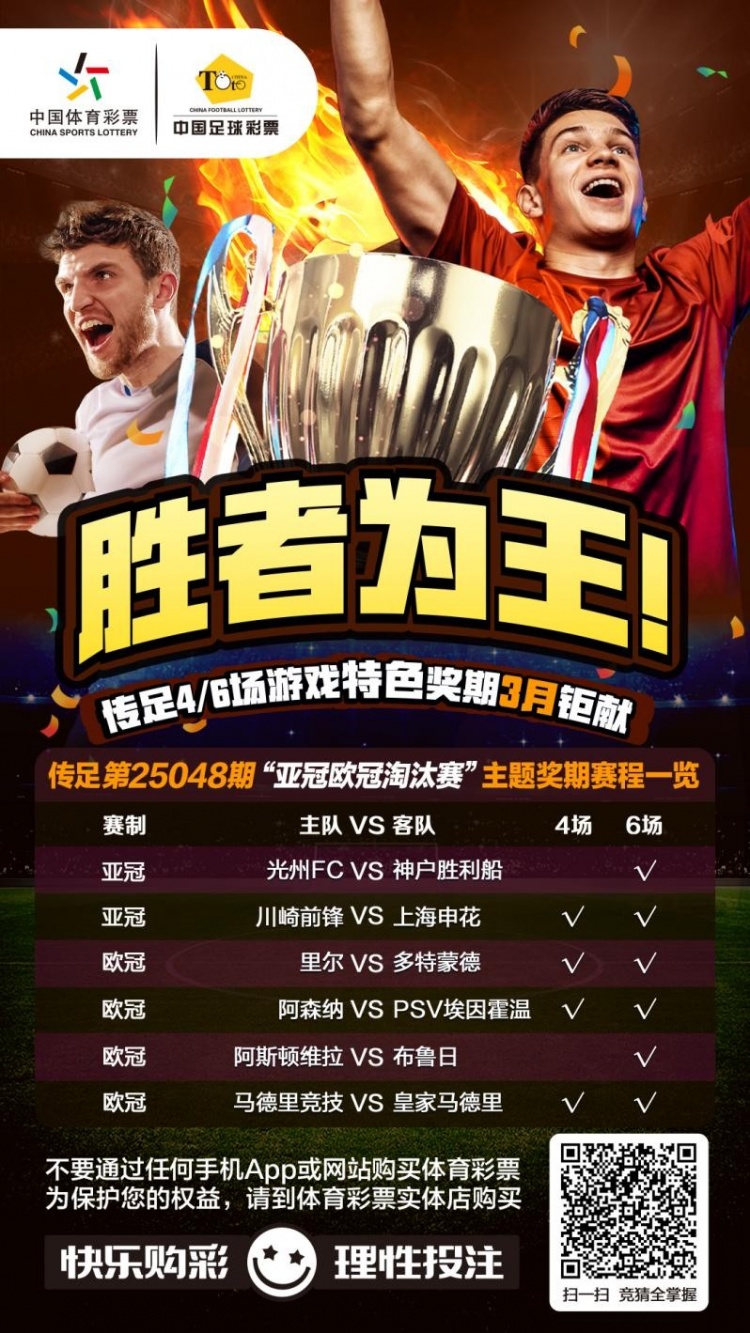 勝者為王！傳足特色獎期第25048期聚焦亞冠歐冠淘汰賽