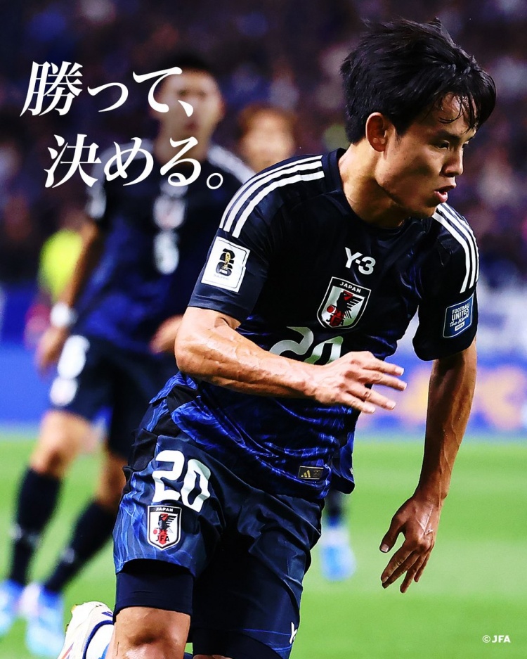  日本隊曬久保建英等球員海報預熱對陣巴林，獲勝將提前出線
